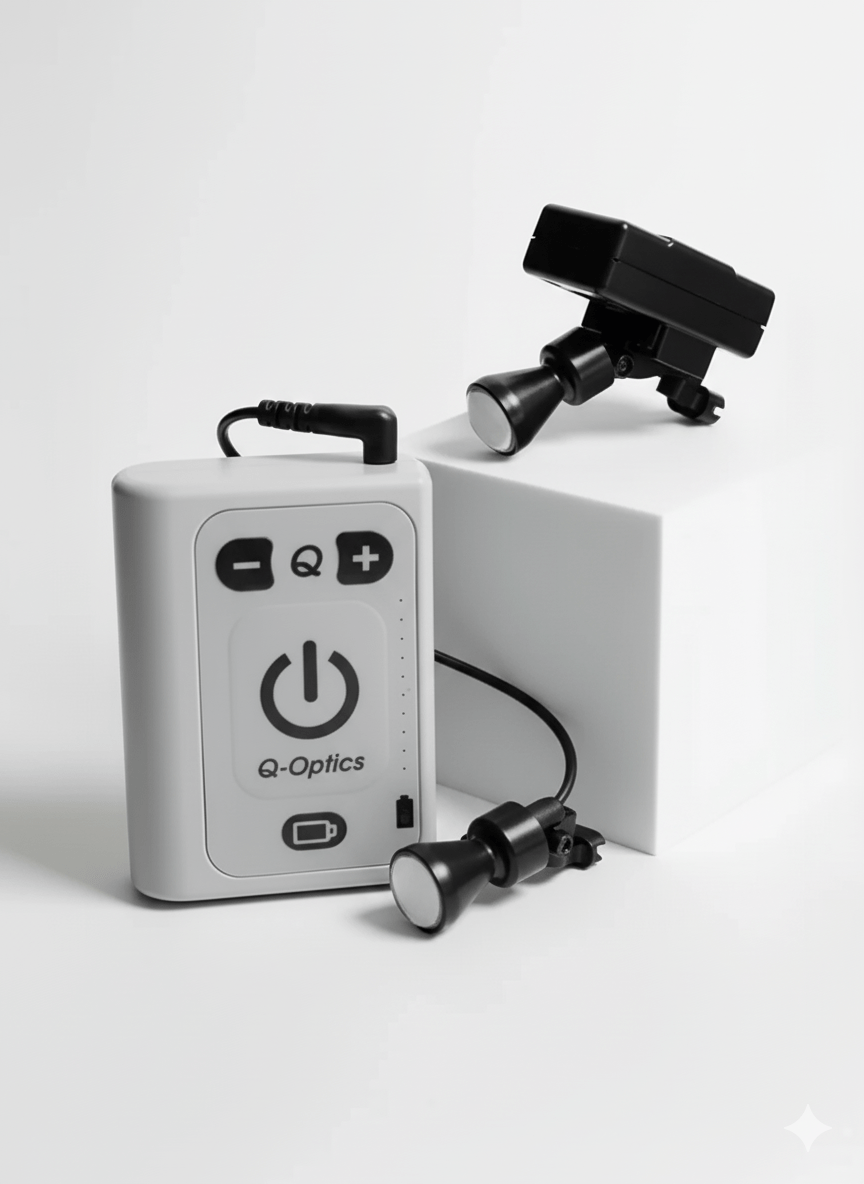 Q-Optics wired and cordless headlight product systems