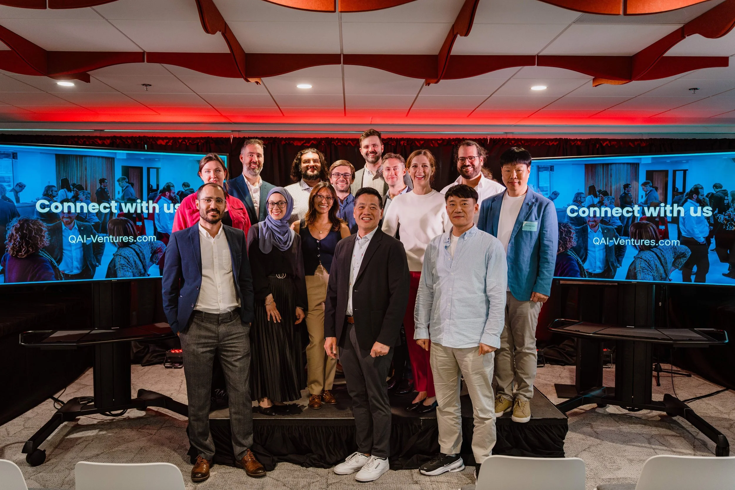 Founders and ecosystem participants gathered for the first Calgary QAI Ventures cohort graduation
