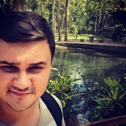 Qase founder Nikita Fedorov outdoors