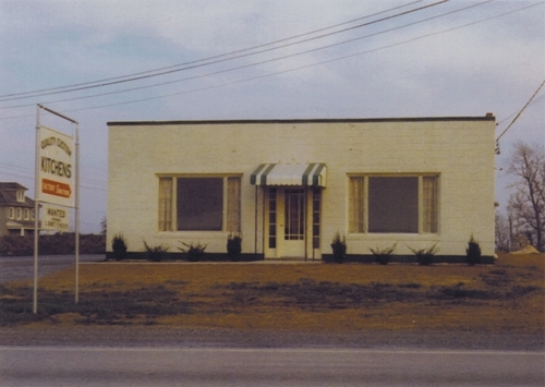 The original Quality Custom Kitchens workshop