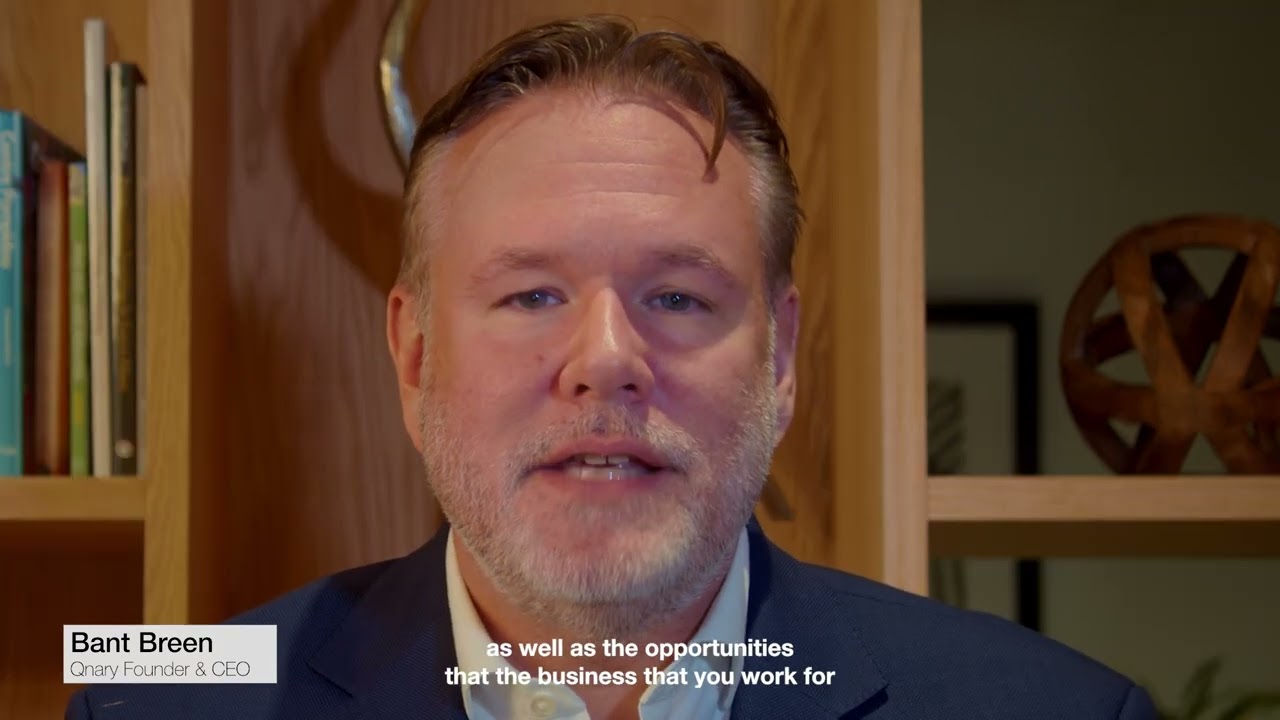 Qnary founder Bant Breen speaking in a video interview