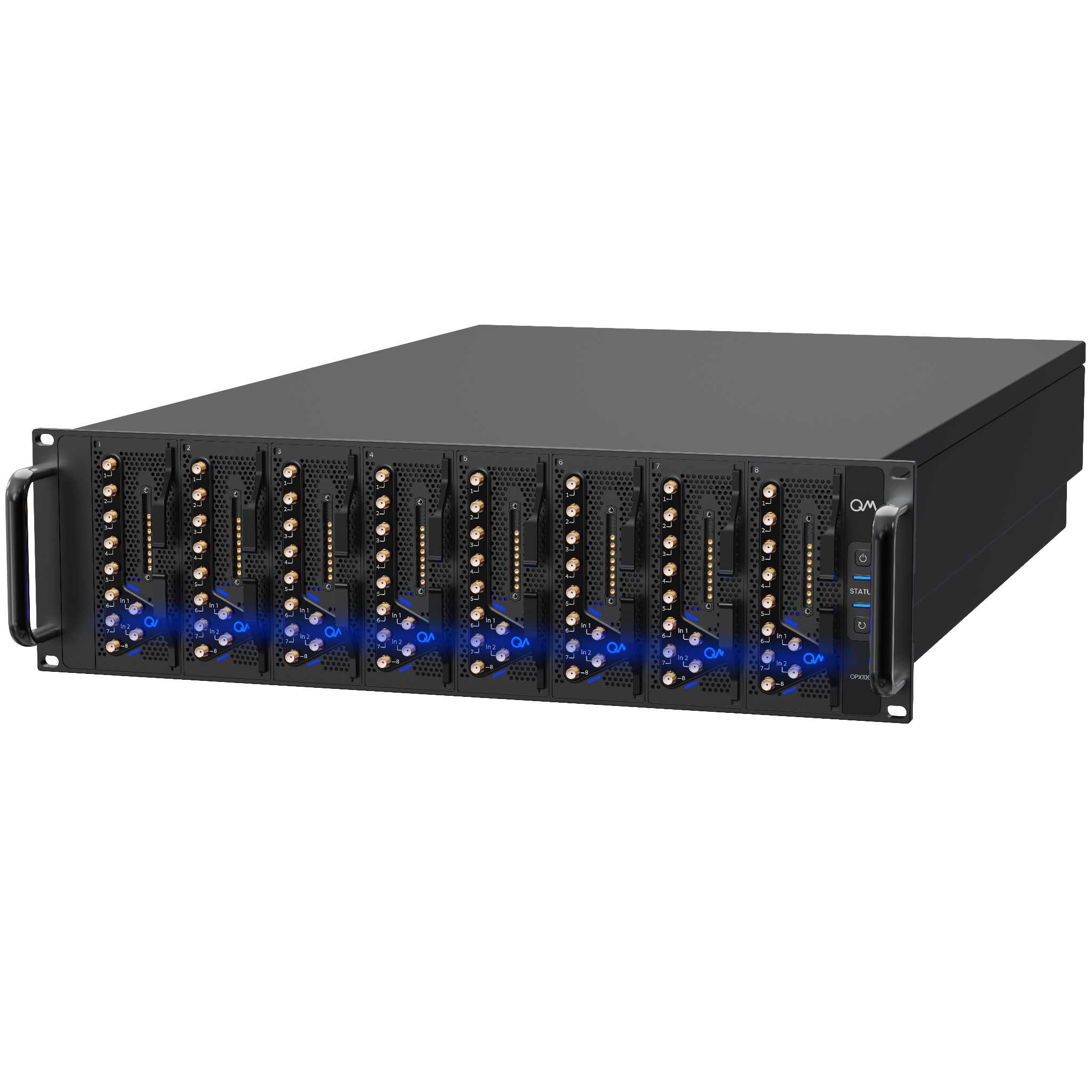 Quantum Machines OPX1000 modular control electronics chassis