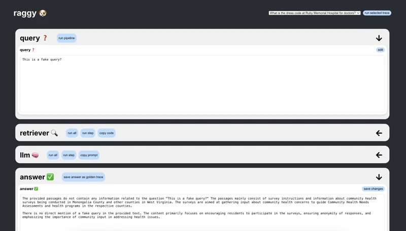 RAGGY interface, an interactive work sample from Quentin Romero Lauro’s portfolio