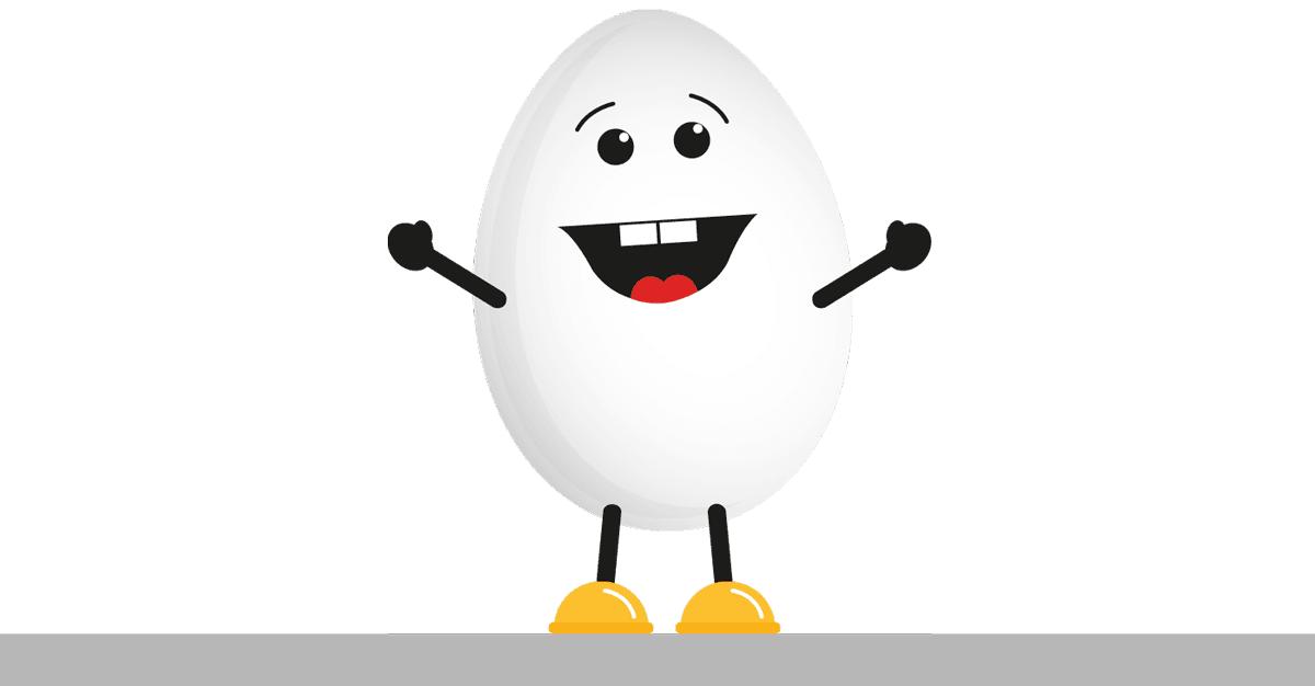 Eggy and Friends school nutrition characters created for the American Egg Board