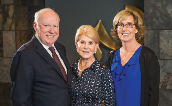 Phil Silver with Barbara Silver and Sara Merten