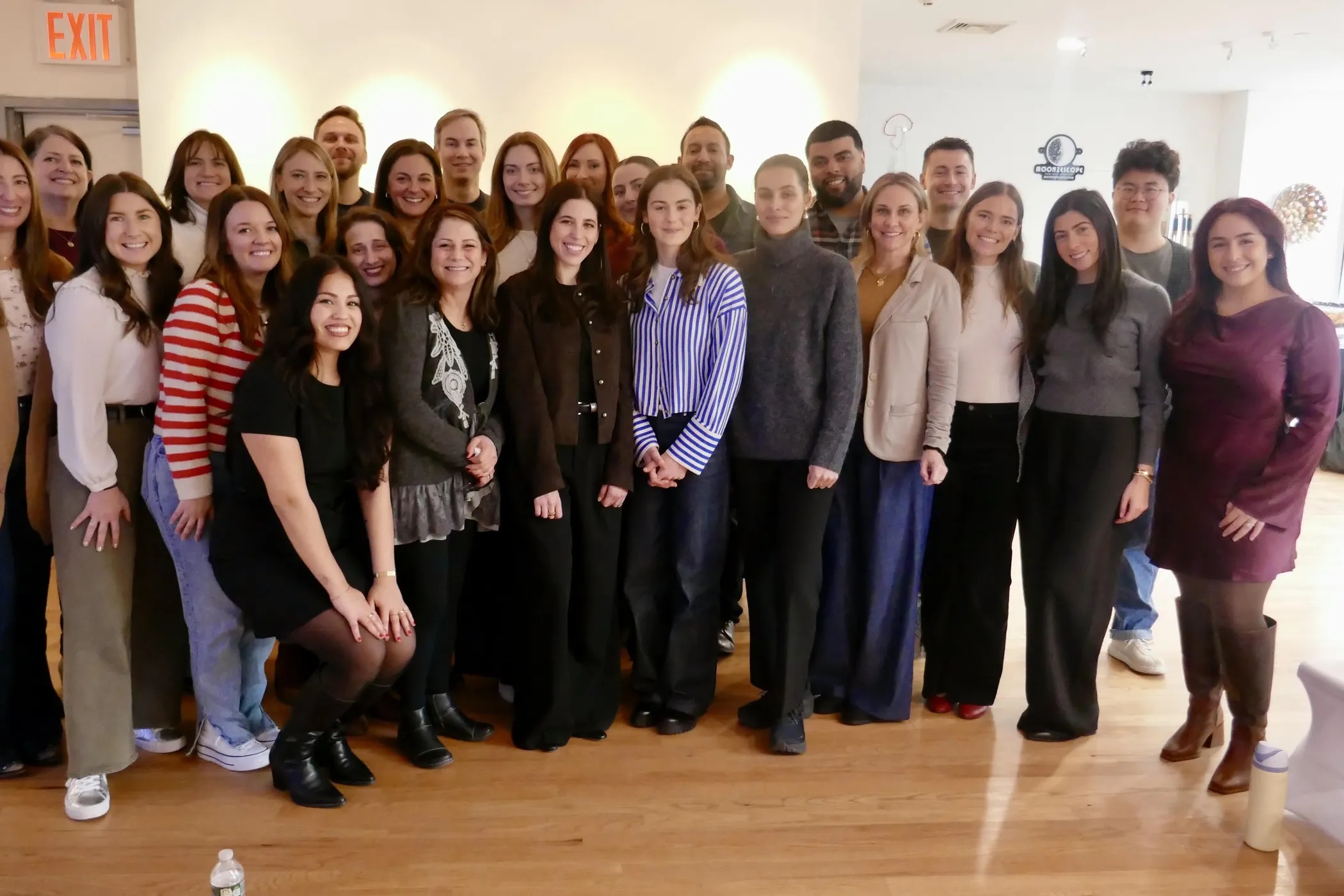 Rachel Blank with the Allara team gathered for a group photograph