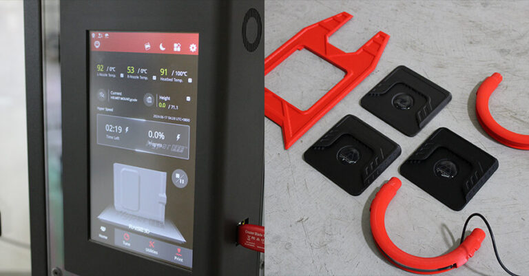 Droog Moto development work using Raise3D high-speed composite printing