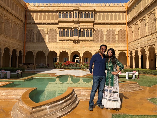Rajat Mishra and Deepti Juturu together