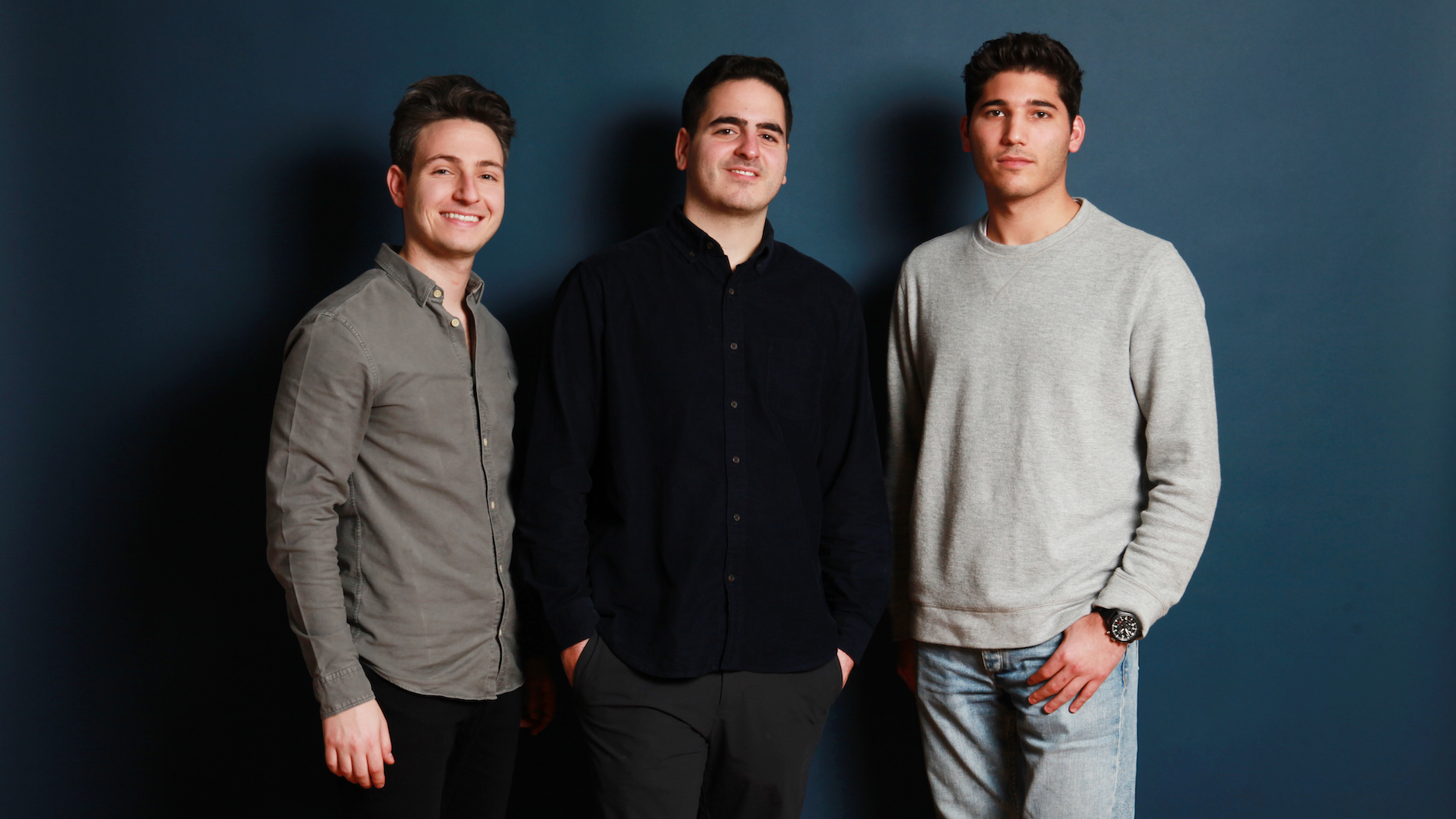 Coverdash co-founders David Vainer, Ralph Betesh and Avery Rubin standing together
