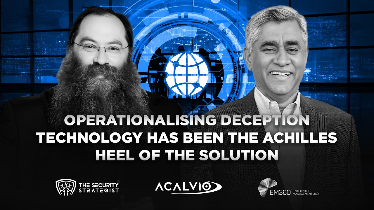 Interview artwork showing Chris Steffen on the left and Ram Varadarajan on the right for The Security Strategist