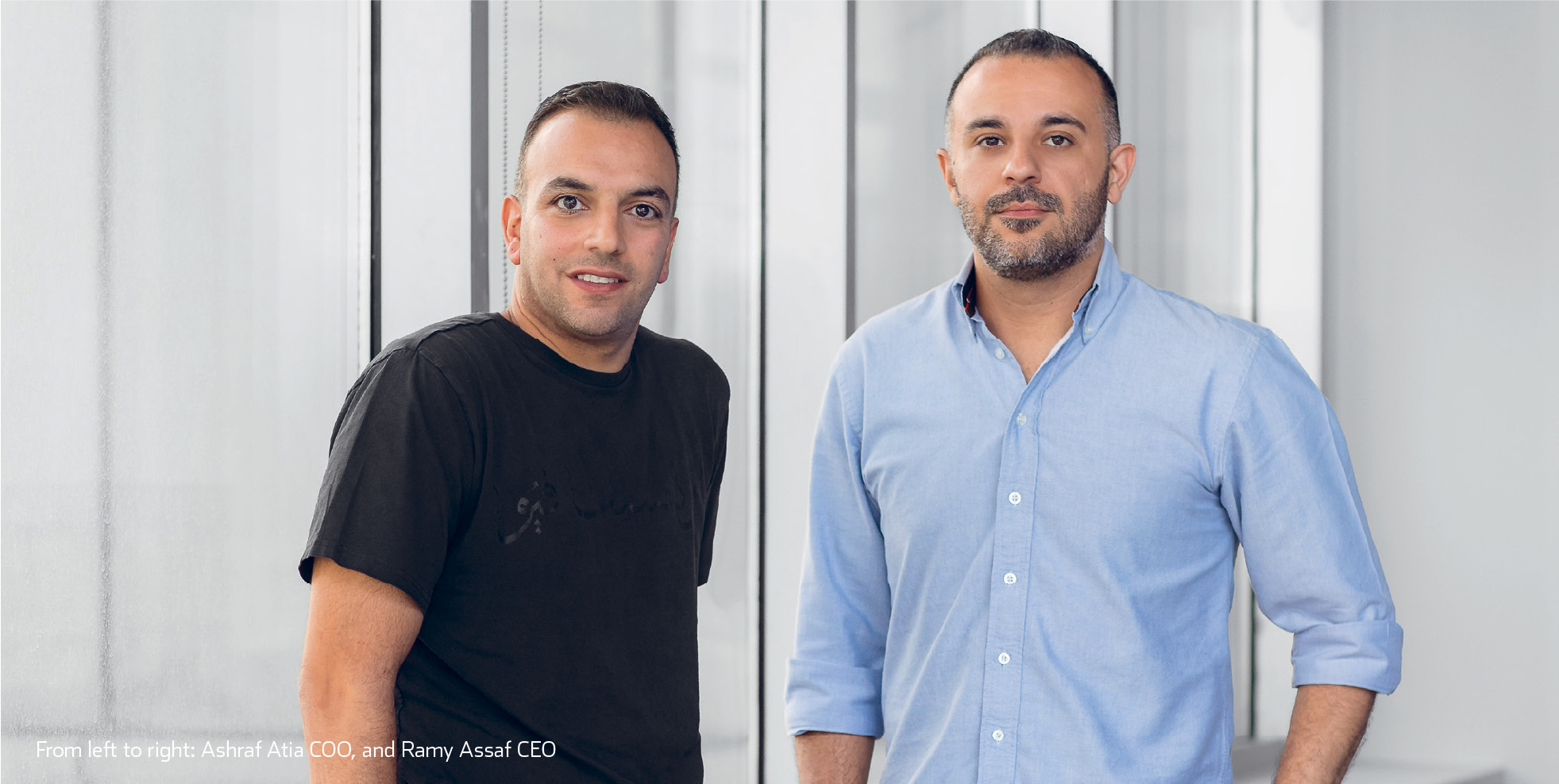 Zbooni co-founders Ashraf Atia, left, and Ramy Assaf, right
