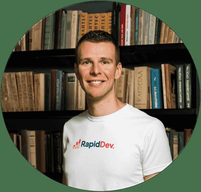 Portrait of RapidDev co-founder and CEO Matt Graham