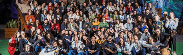 RD Station’s marketing team gathered for a group photograph in 2024