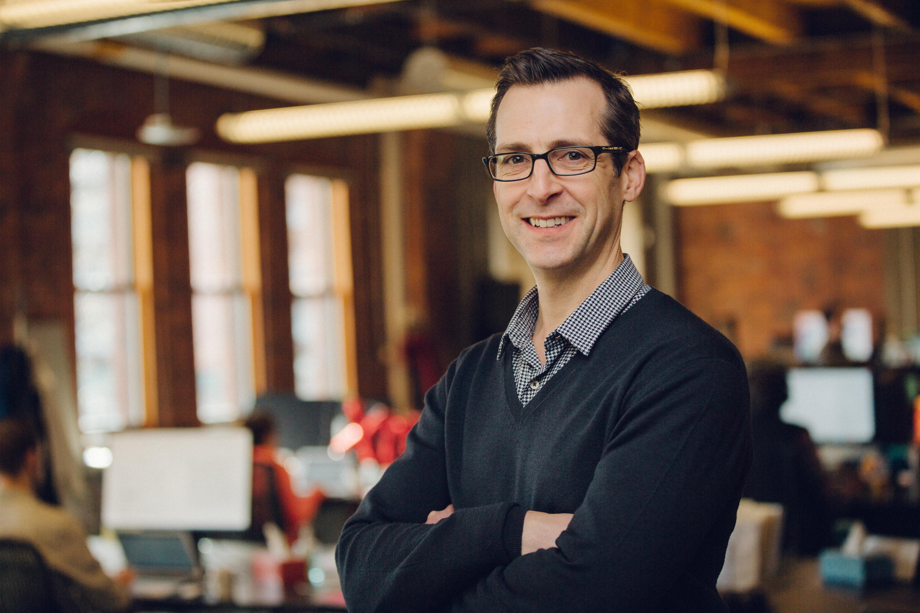 RealSelf founder Tom Seery in an office
