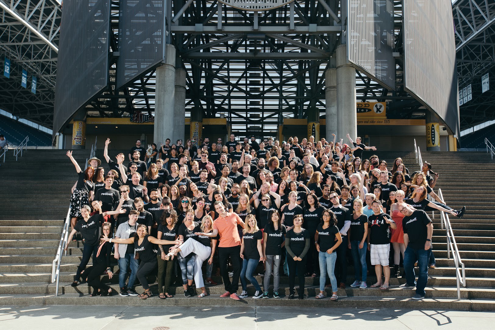 RealSelf staff gathered for a team photograph