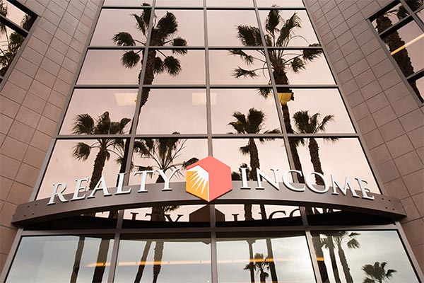 Exterior of Realty Income’s offices