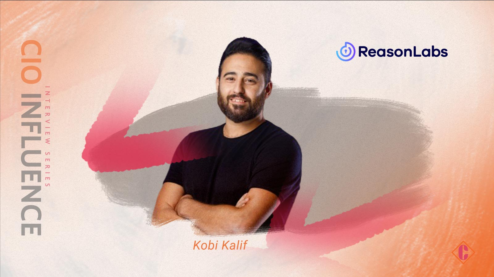 Published interview graphic featuring ReasonLabs CEO and co-founder Kobi Kalif