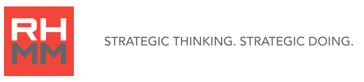 RHMM wordmark and the tagline Strategic Thinking. Strategic Doing.