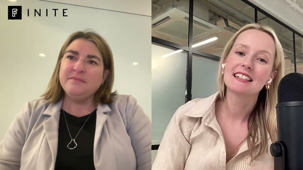 Rebecca Stone speaking during a 2025 FINITE podcast interview about enterprise marketing priorities