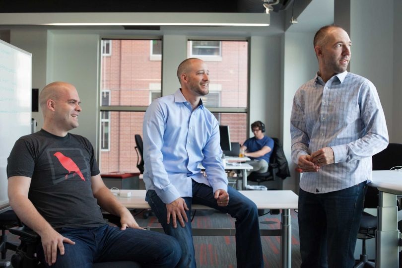 Red Canary co-founders together in their office