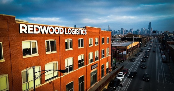 Redwood Logistics office in a company press photograph