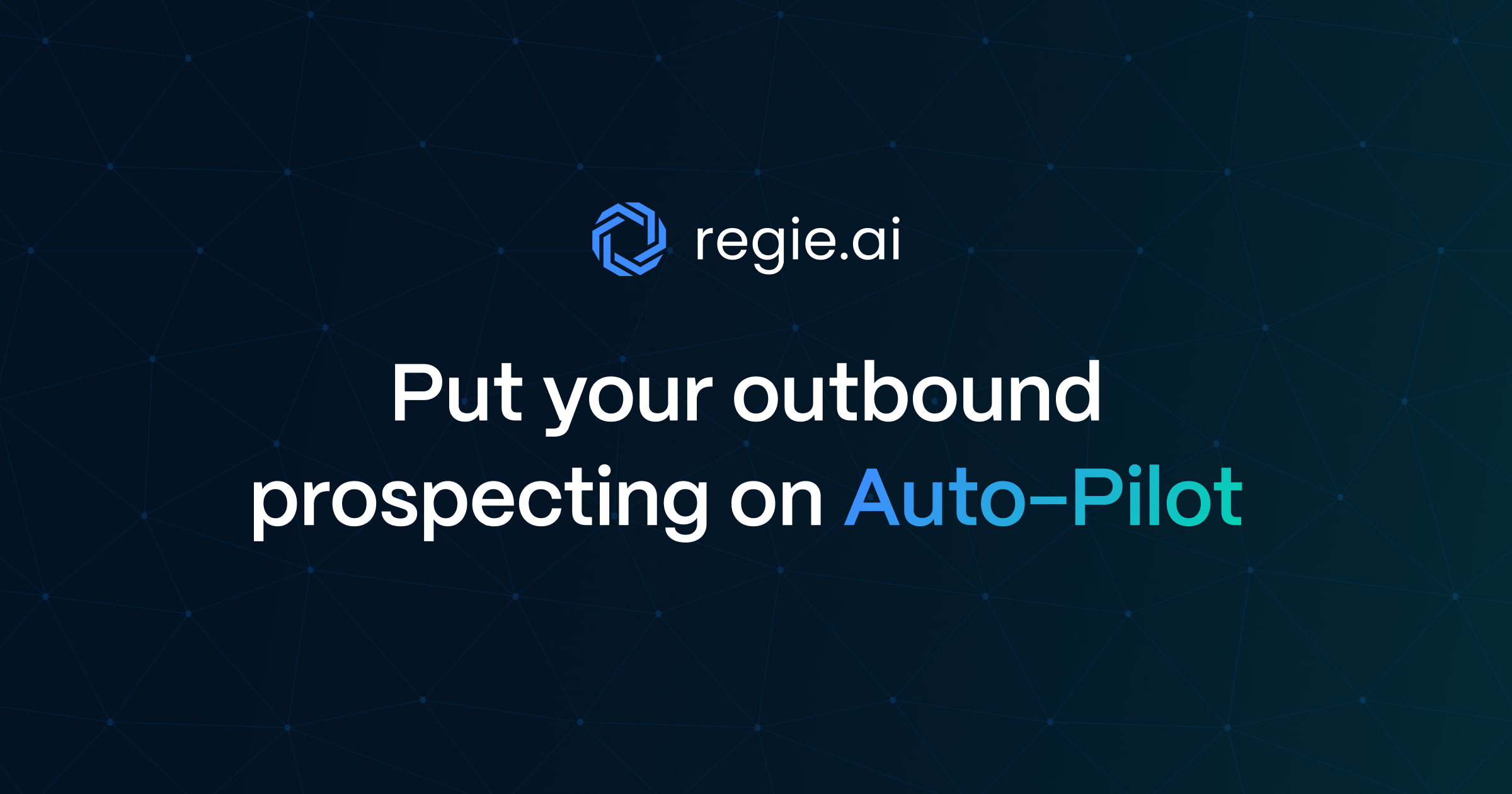Regie.ai logo and Auto-Pilot tagline