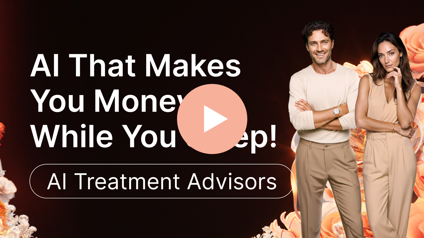 RepeatMD promotional artwork introducing the Adonis and Aria AI Treatment Advisors