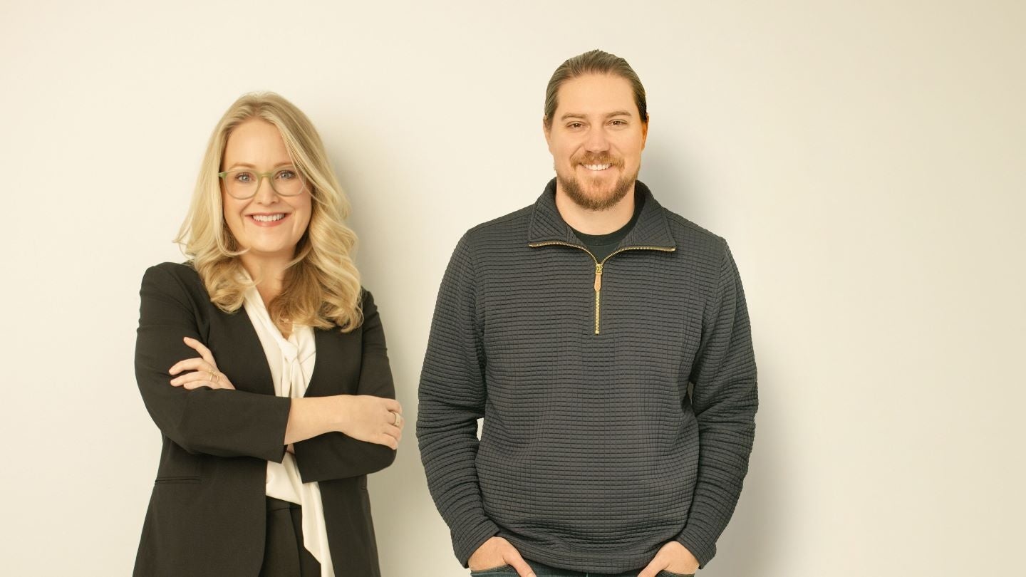 Reserv co-founders Martha Dreiling, left, and CJ Przybyl, right