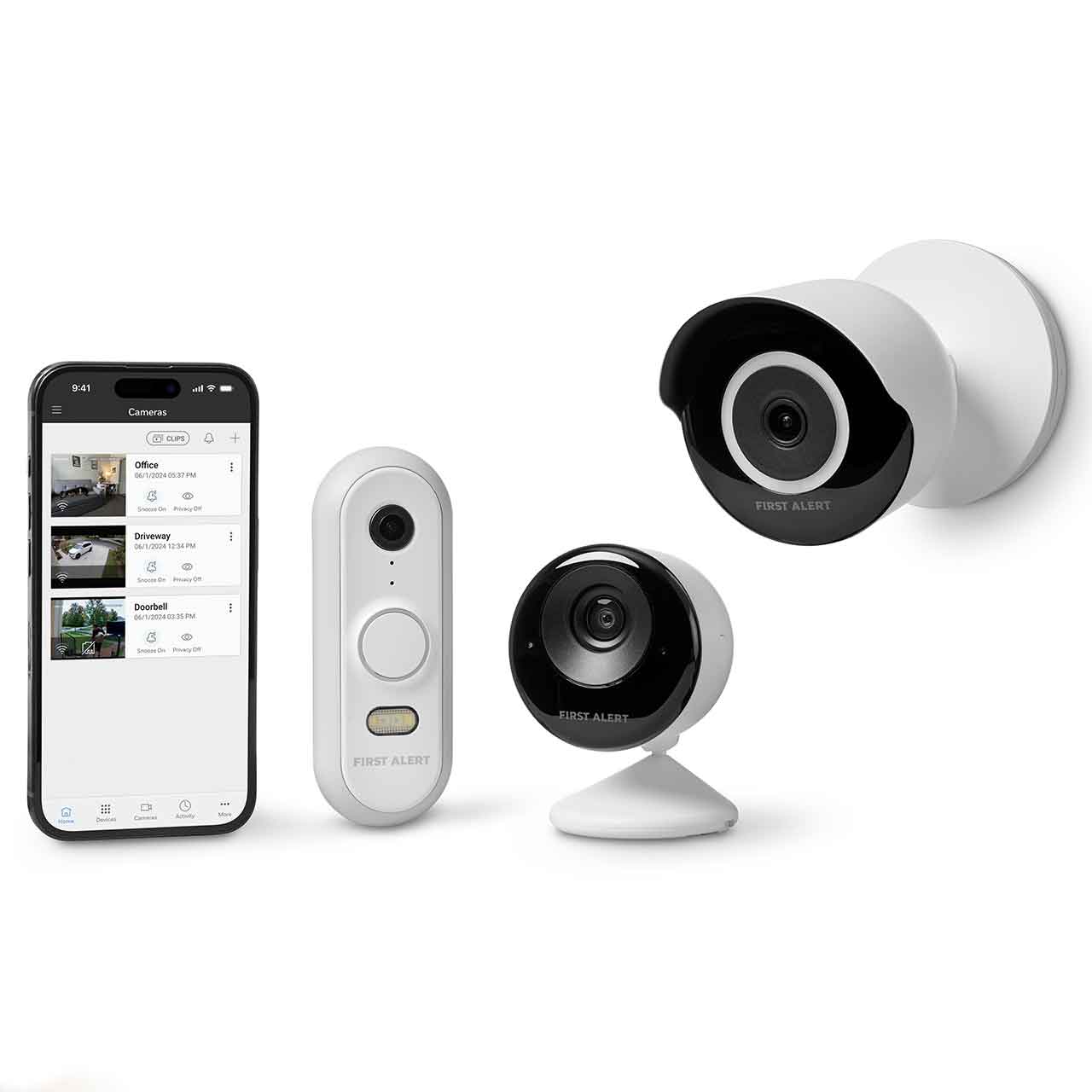 First Alert VX Series camera and video doorbell