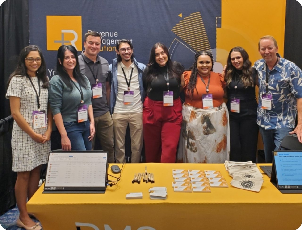 RMS team gathered at an industry conference