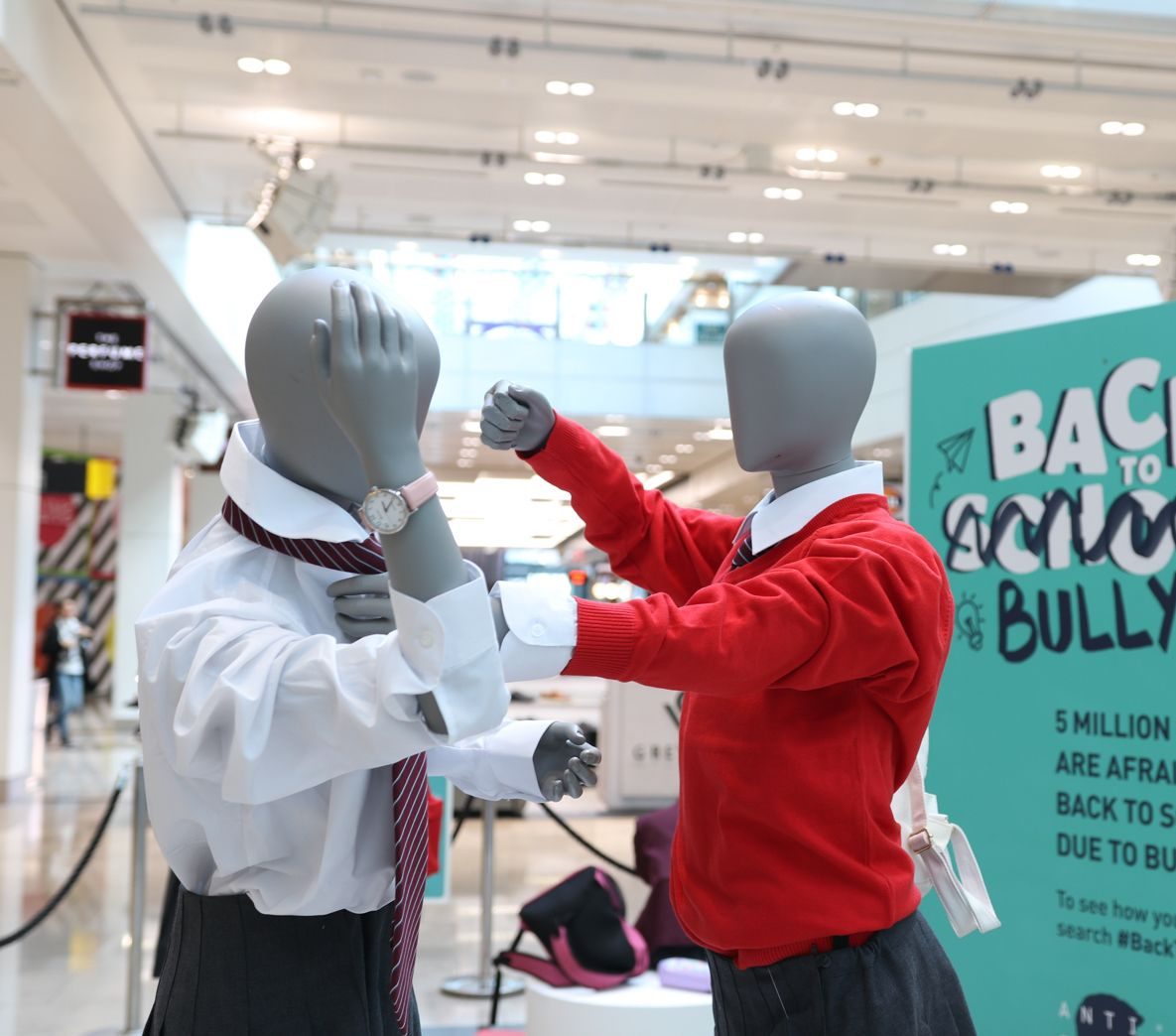 A staged back-to-school campaign scene created for The Diana Award's anti-bullying work