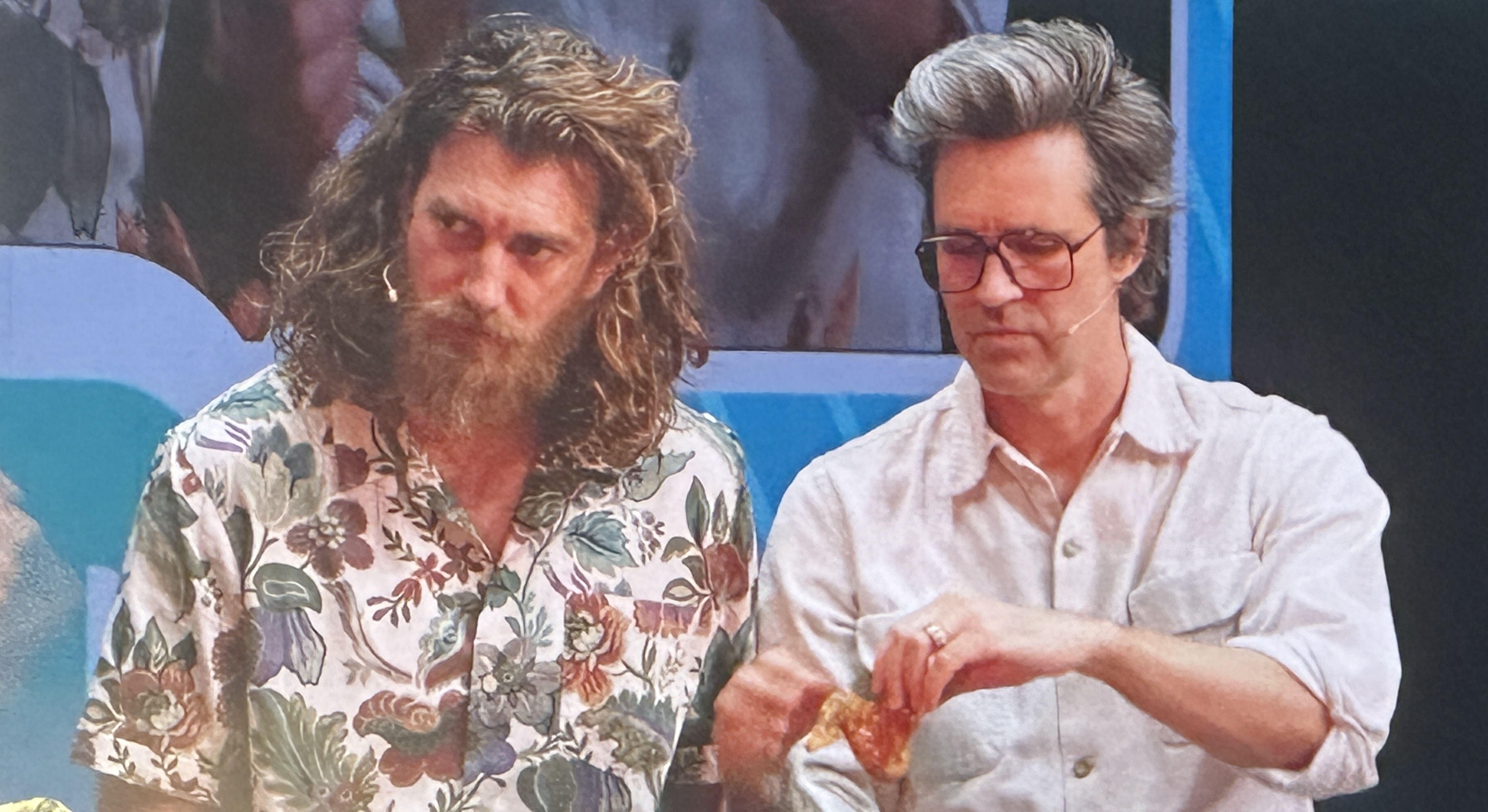 Rhett McLaughlin and Link Neal in 2024