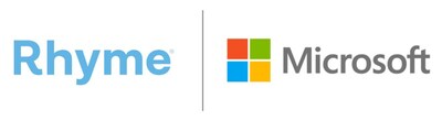 Rhyme and Microsoft collaboration graphic