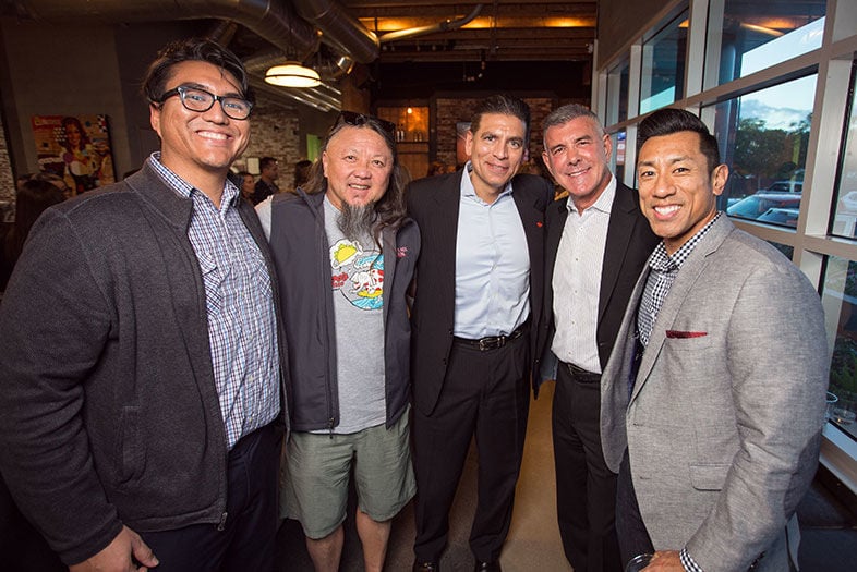 Ric Militi with guests at InnoVision Marketing Group's 2019 anniversary event