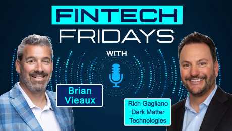 Fintech Fridays episode artwork featuring Brian Vieaux on the left and Rich Gagliano on the right