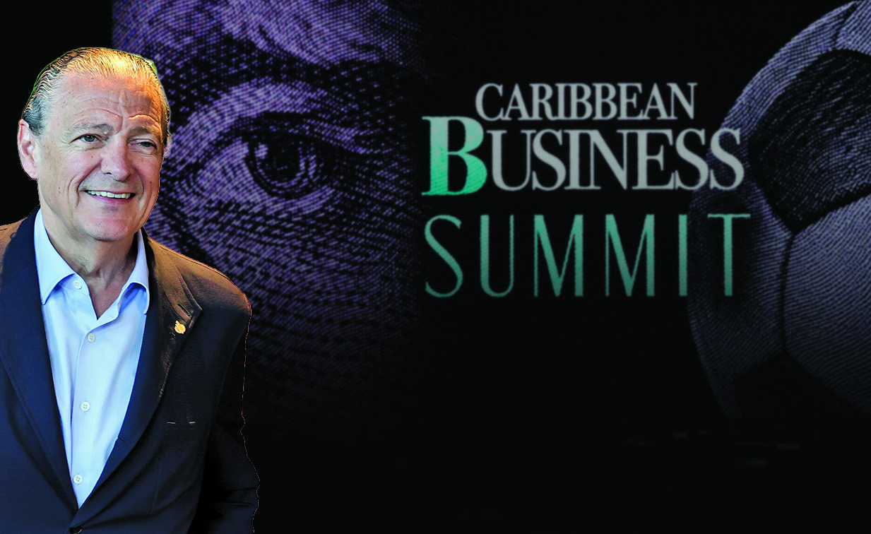 Richard Carrión smiling at the Caribbean Business Summit