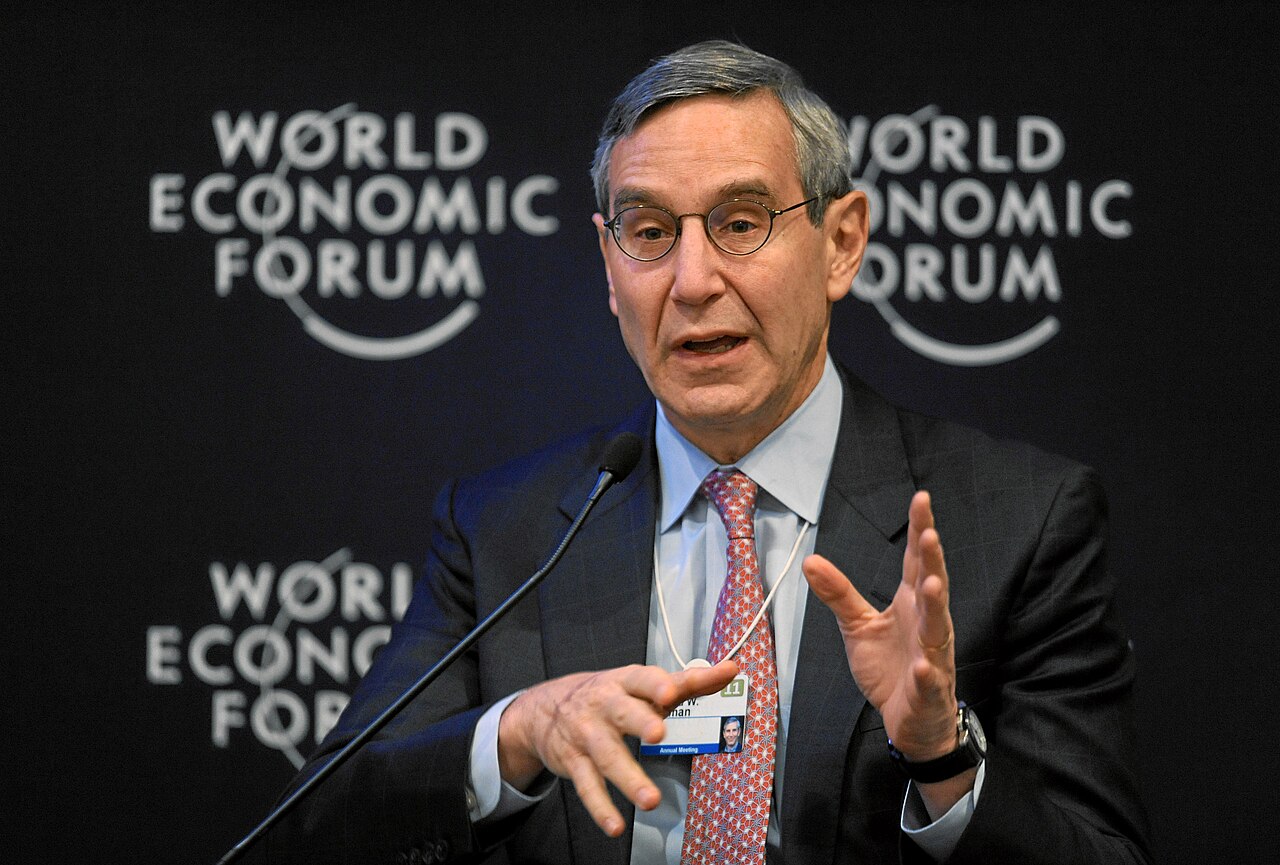 Richard Edelman speaking at the World Economic Forum Annual Meeting in Davos in 2011