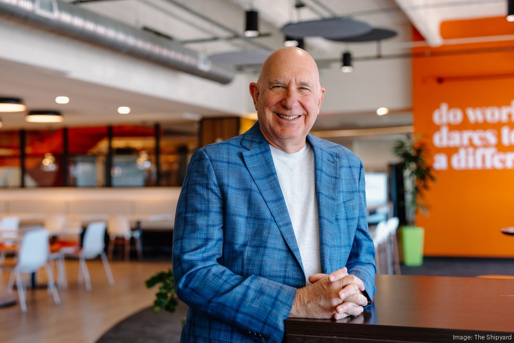 Rick Milenthal smiling in The Shipyard's Columbus office