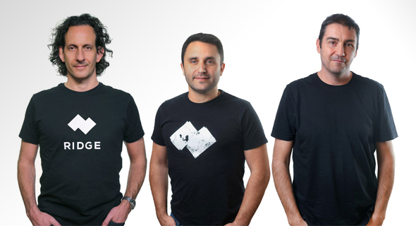 Three Ridge co-founders photographed together in dark shirts