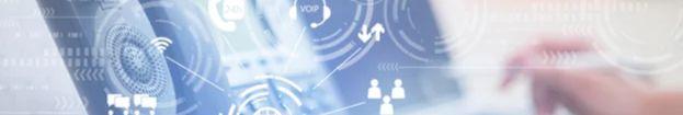 Ringless Portal’s conceptual LinkedIn cover, featuring abstract communications symbols