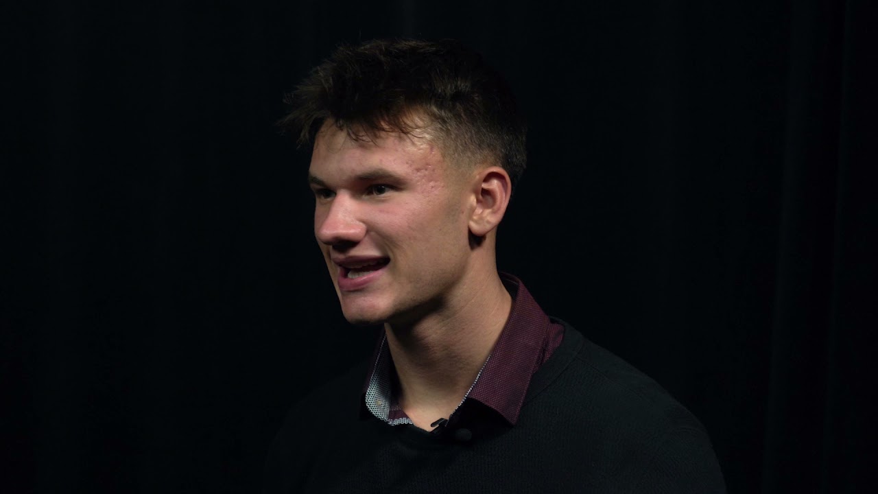 Rio Penn-Grice speaking during his TEDxBedford talk