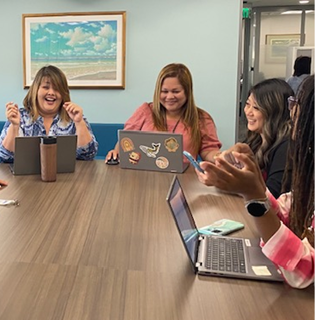 Bank of Hawai‘i employees in a Rising Team session