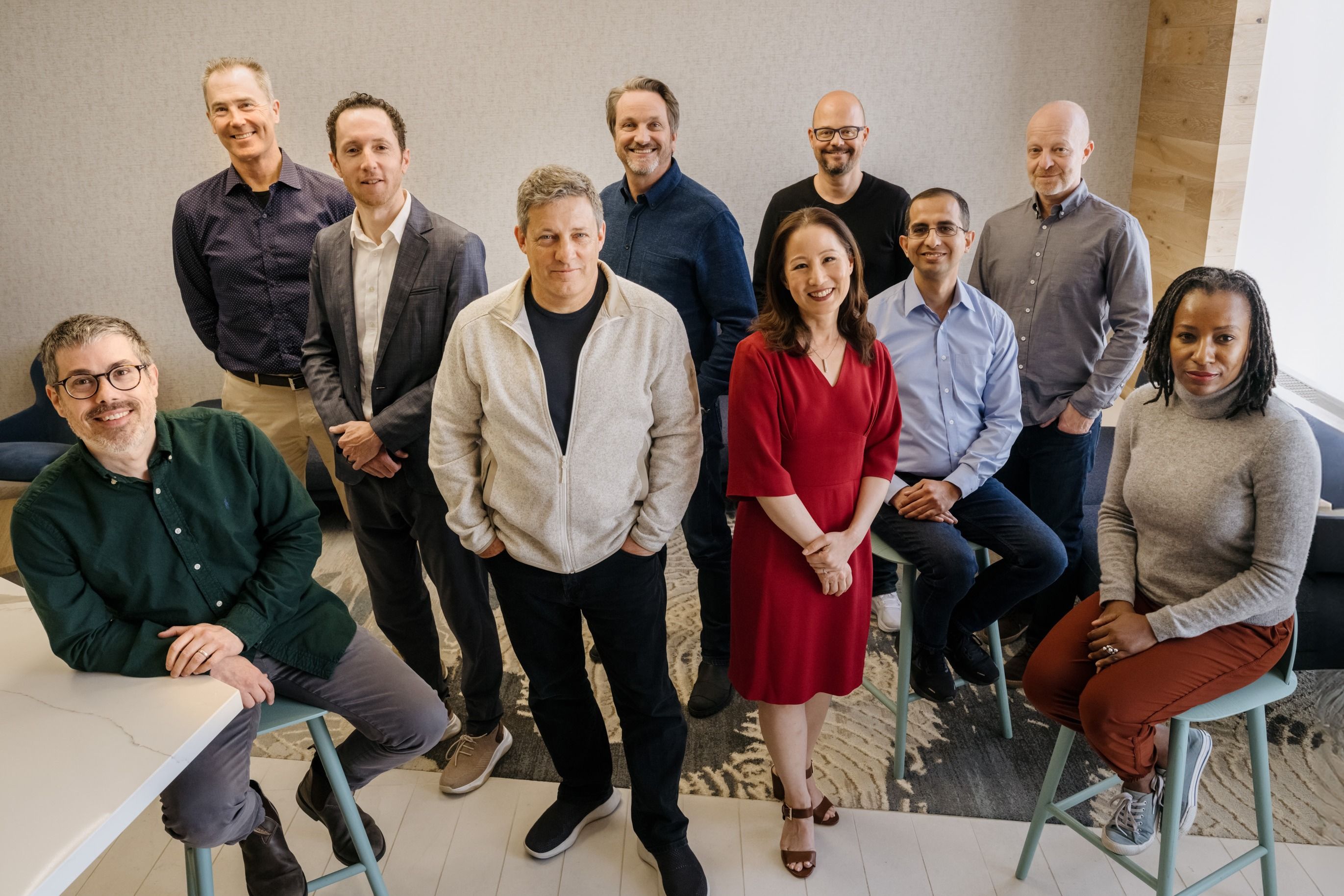 Mechanical Orchard executive team in a company photograph published by GV