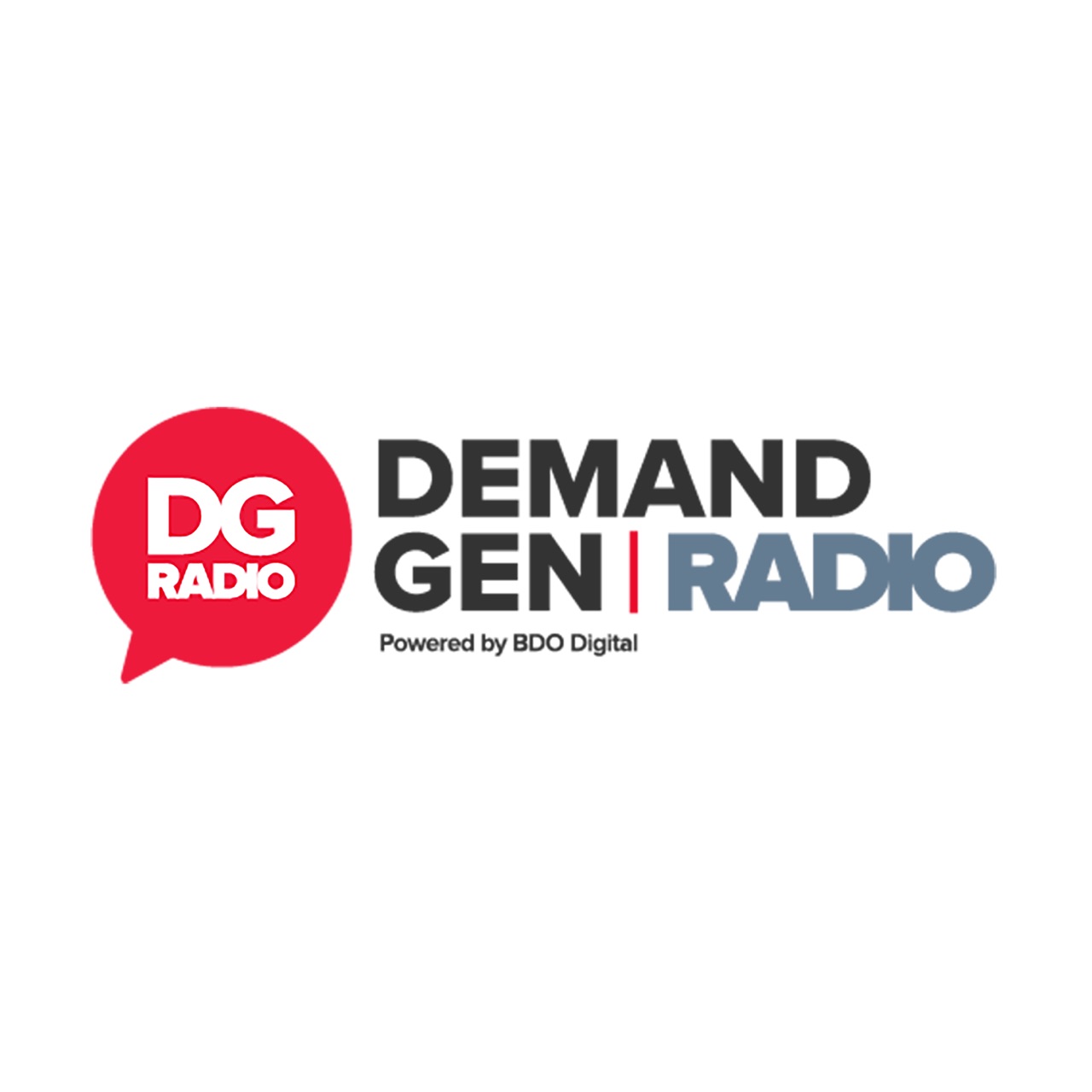DemandGen Radio artwork for the program on which Rob Meo discussed drive and leadership