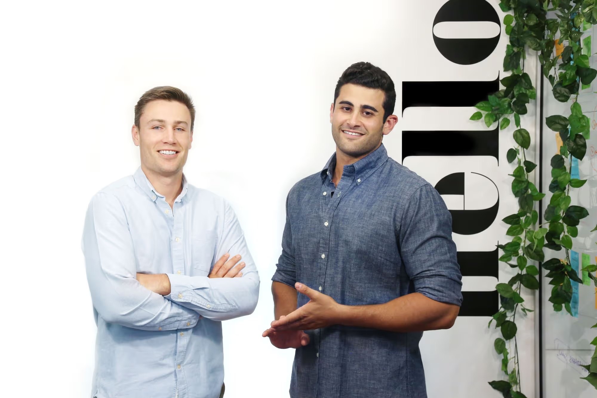 Thomas O’Donahoo on the left and Robert Barakat on the right, standing together at Atomi