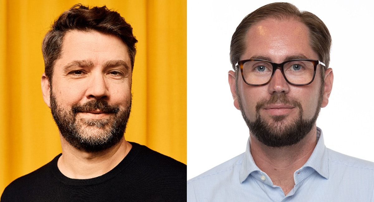 Press composite: Robin Gustafsson on the left, Martin Knutson on the right