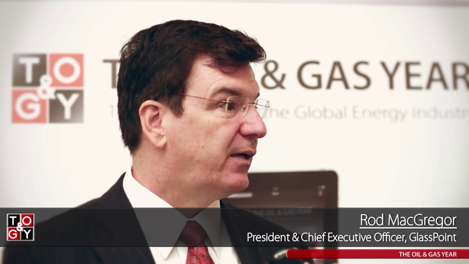 Rod MacGregor speaking during an Oil and Gas Year interview published on Vimeo in 2014
