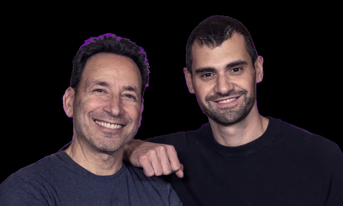 Salt Security co-founders Michael Nicosia and Roey Eliyahu together