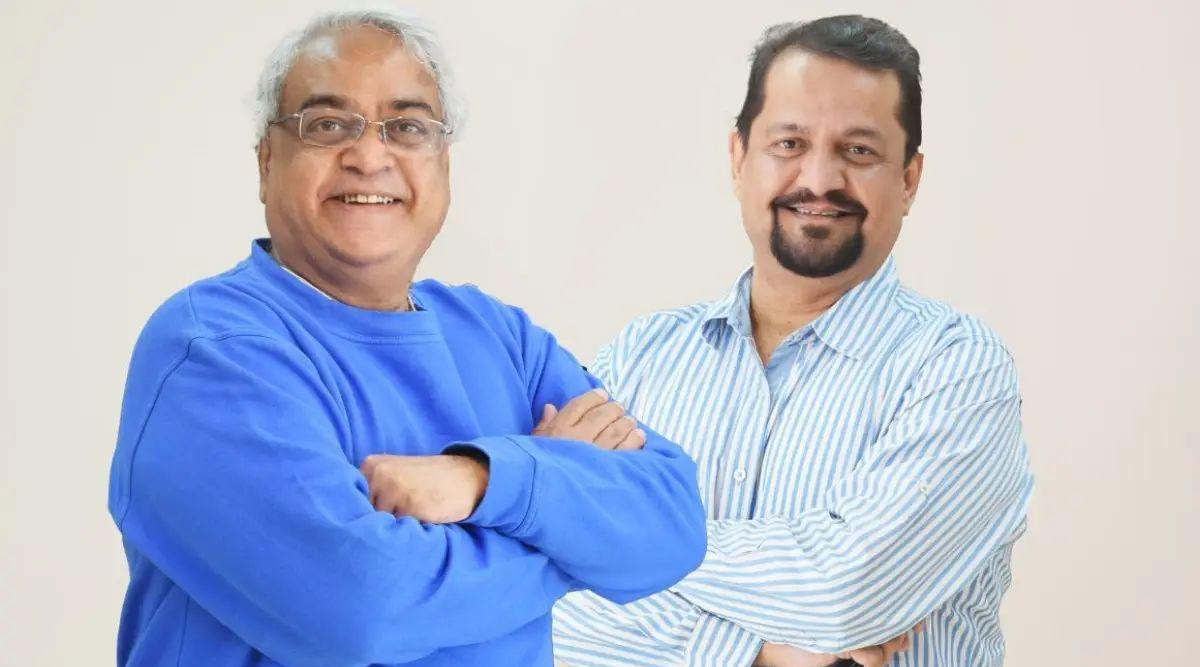 Wolken co-founders Rohan Joshi, left, and Sudhir Prabhu standing together
