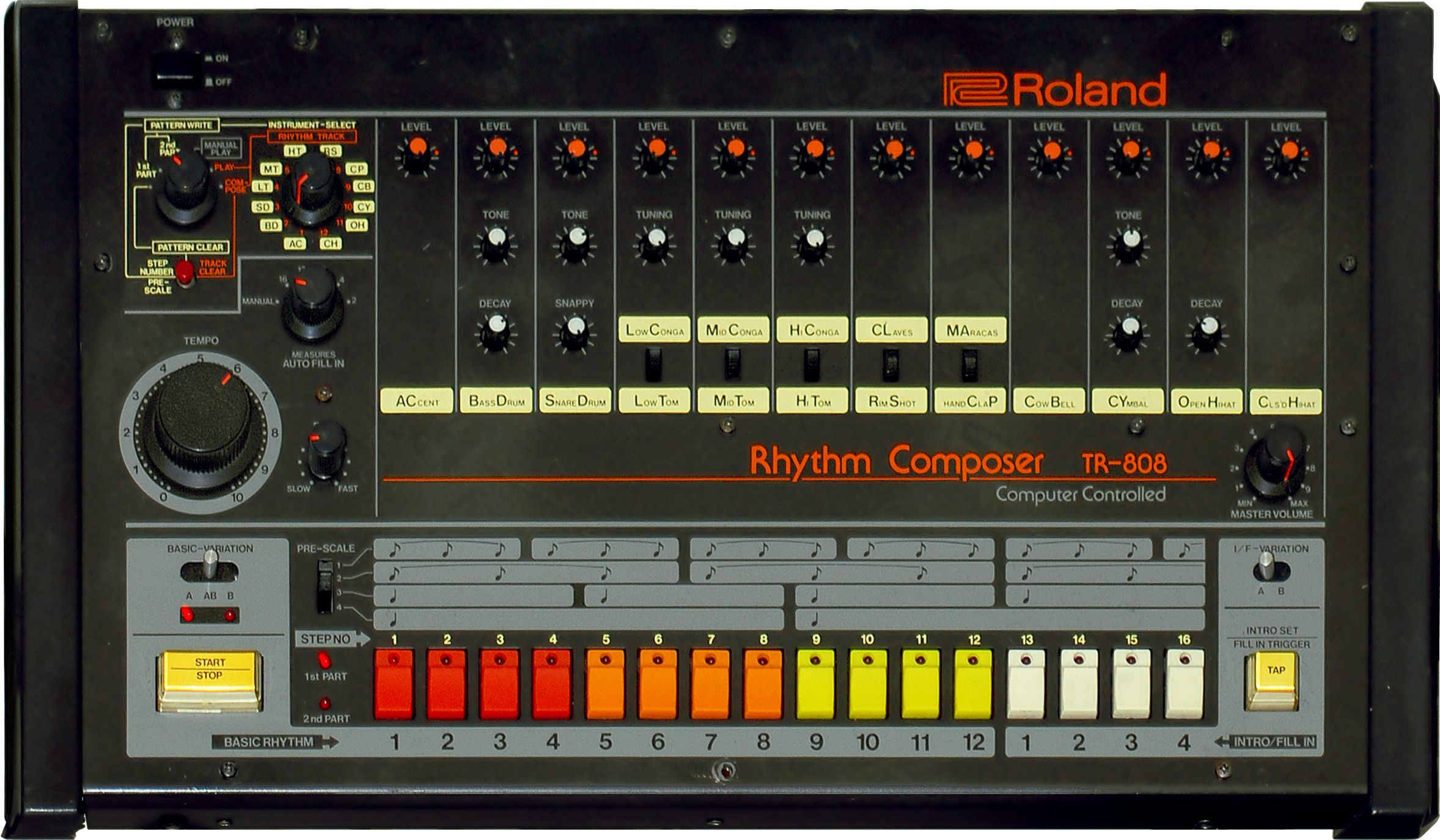 Roland TR-808 Rhythm Composer drum machine